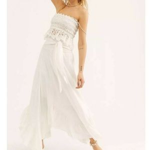 Free People Ivory Lace Tessa Two Piece Set Boho